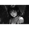 Poster Illustration Woman Angel