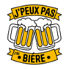 I can't I have beer
