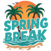 Spring Break Palm Trees Beach