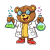 Teddy Bear Mad Scientist