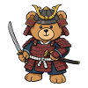 Teddy Bear Samurai