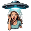Alien Abduction Scene