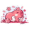 Pink Spring Friends