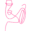 LINE ART WOMAN MINIMALISM