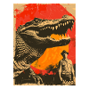 Retro Dinosaur Crocodile Adventure