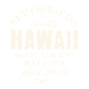 Retro Hawaii Surf Plate Design