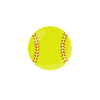 Funny Softball Sibling Design