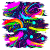 Neon Abstract Style Trend UV