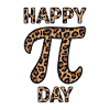 Happy Pi Day Leopard Design