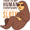 6434 ImASlothTshirt PR t shirt