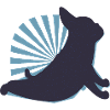 3441 dogyogaTshirt PR t-shirt