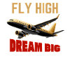 Fly High Dream Big Plane