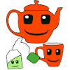 Teapot Tea Cup Tea Bag