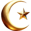 Islam symbol gold