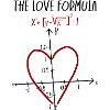 Algebra Heart Equation Art