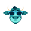 Vache entièrement mutilée