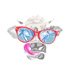 Vache entièrement mutilée