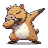 capybara dabbing