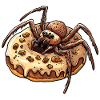 Donut Spider Funny Creative Motif