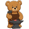 Teddy Bear Blacksmith