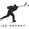 Eishockey Silhouette