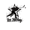 Eishockey Silhouette