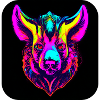 Neon Motif Luminous UV House Party