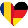 Romania Germany Heart