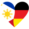 Philippines Germany Heart