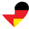 Poland Germany Heart