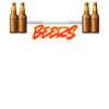 Beers Over Weights Gym Graphic