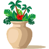 Vase Jungle - Palmiers Tropiques