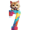 7 ANS CHAT 7E ANNIVERSAIRE