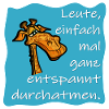 GIRAFFE ENTSPANNUNG DURCHATMEN