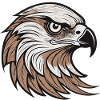 Majestic Eagle Head Illustration