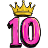 10 Zahl Krone
