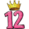 12 Zahl Krone