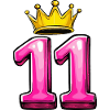 11 Zahl Krone