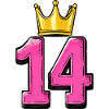 14 Number Crown