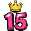 15 Number Crown