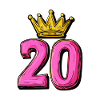 Couronne à 20 chiffres