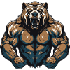 Grizzly Bär Beast
