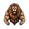 Muscles Lion