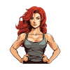 Femme Muscles Fille