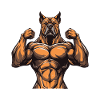 Dog muscles