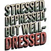 Stressed, Depressed, But Well-Dressed Retro Style