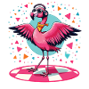 Disco Flamingo – Party Bird