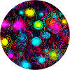 Neon Abstract Style Trend UV