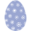 blue easter egg