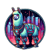 Futuristic Cyber Lama City